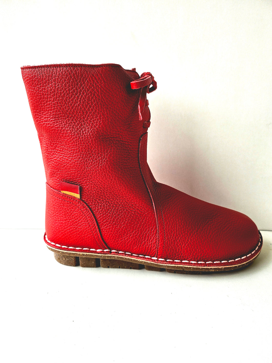 BALTIC FUR - RED LEATHER