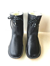 Load image into Gallery viewer, BALTIC FUR BOOT - BLACK LEATHER
