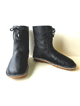 Load image into Gallery viewer, BALTIC FUR BOOT - BLACK LEATHER
