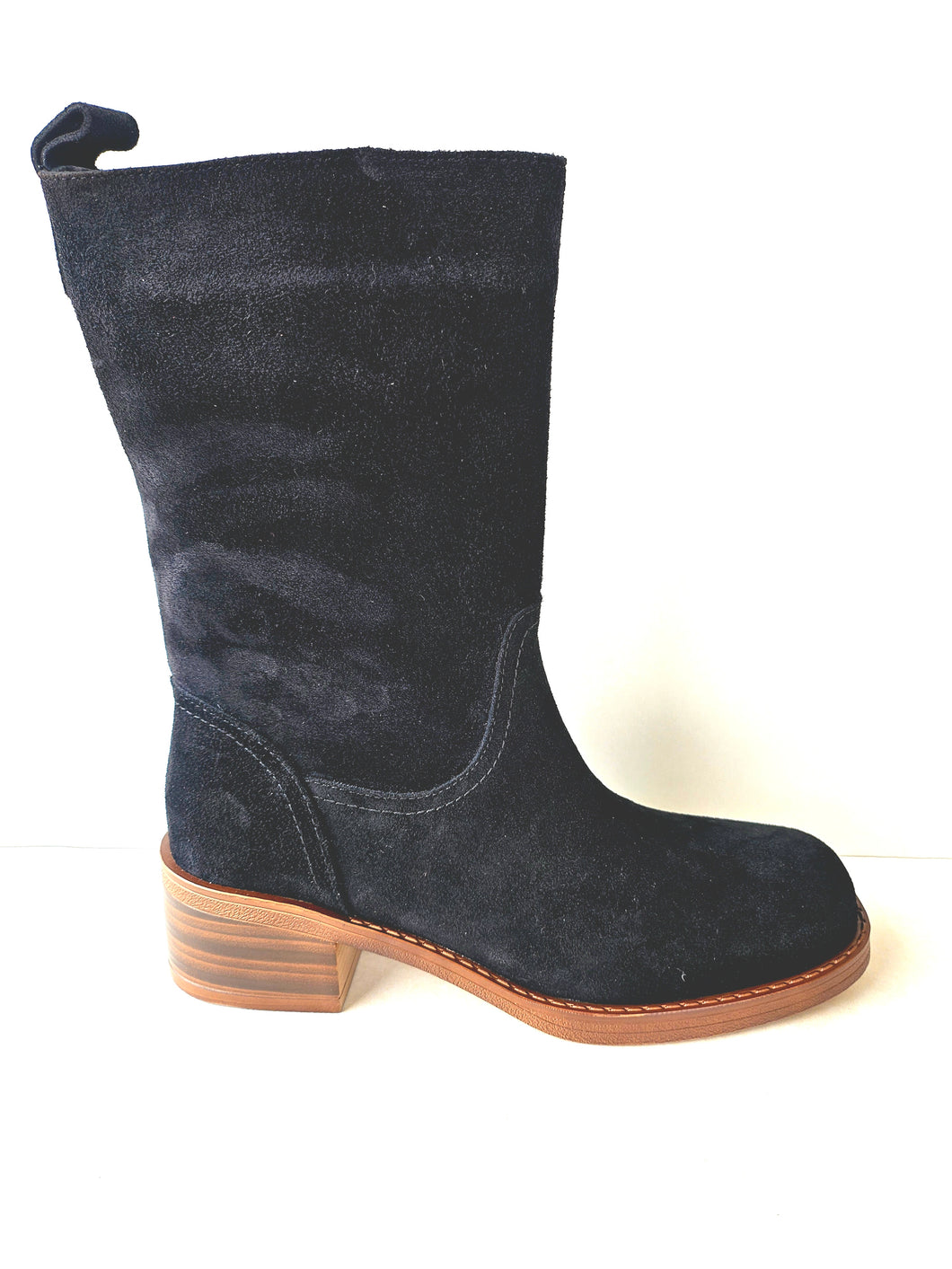 GEORGIA boot - BLACK SUEDE