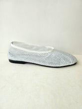 Load image into Gallery viewer, DIOR FLAT - White diamonds
