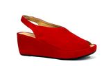 ODETTA RED SUEDE