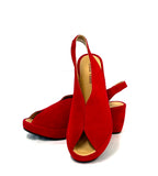 ODETTA RED SUEDE