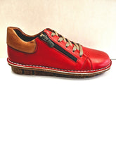 Load image into Gallery viewer, MALLORCA SNEAKER - RED LEATHER
