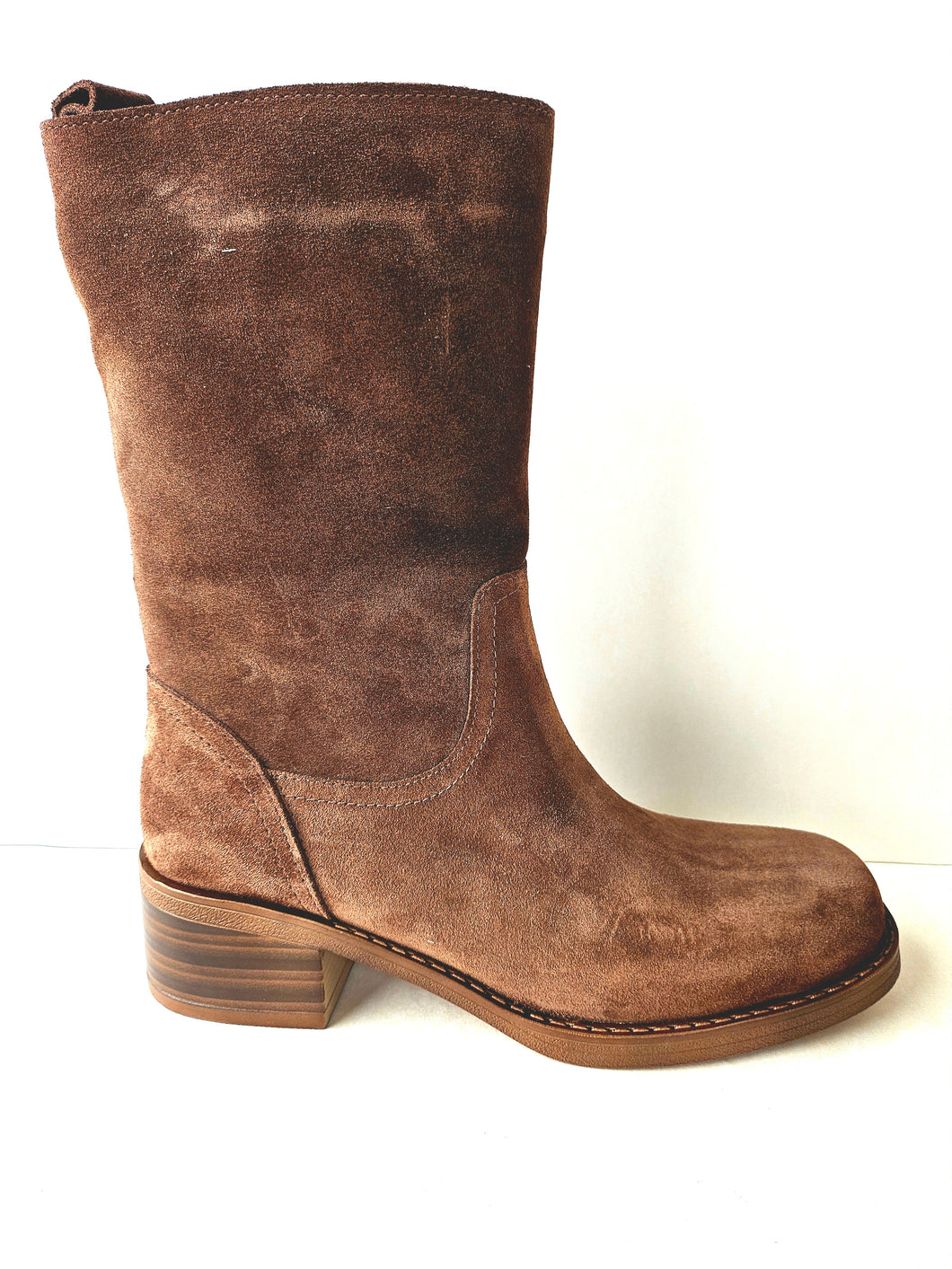 GEORGIA boot - TAN SUEDE